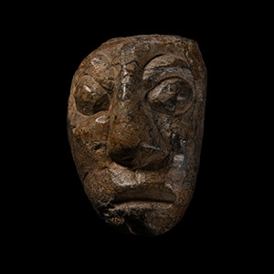 Natural History - Mastodon Fossil Tusk Carving