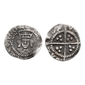 English Medieval Coins - Henry VI - Calais - Pinecone Mascle Farthing