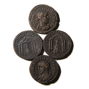 Ancient Roman Provincial Coins - Antioch - Mixed AE Tetradrachm Group [4]