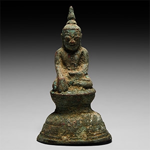 Thai Seated Buddha Statuette
