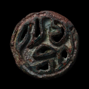 Central Asian Seal Pendant with Monkey