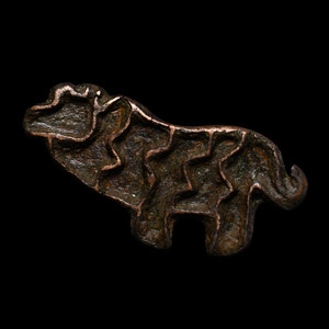 Central Asian Compartmented Seal Pendant with Bovine