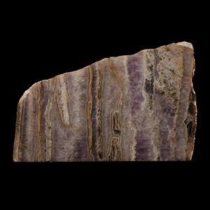 Natural History - Unpolished Thick Cut Amethyst Crystal Slab