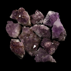 Natural History - Amethyst Crystal Geode Section Group