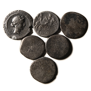 Ancient Roman Republican Coins - Republican and Later - AR Denarii Group [6]