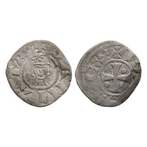 World Coins - Crusader Issues - Jerusalem - John of Brienne - Billon Denier