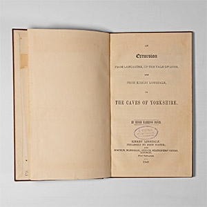 Natural History Books - Davis - Excursion from Lancaster up the Vale of Lune