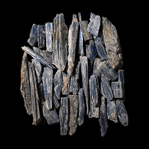 Natural History - Silver Streak Blue Kyanite Mineral Specimen Group