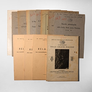 Natural History Books - Anelli / Boegan / Spezzotti - Italian Speleological Offprints