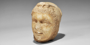 Marble Head of Young Hercules