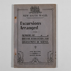 Natural History Books - Australia, New South Wales - Excursions Arranged for Members of BAAS