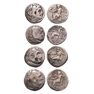 Ancient Greek Coins - Alexander III (the Great) - AR Drachm Group [4]