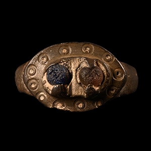 Tudor Period Ring with Cabochons