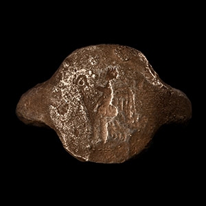 Roman Silver Ring with Victory
