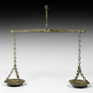 Roman Balance Scales Pair