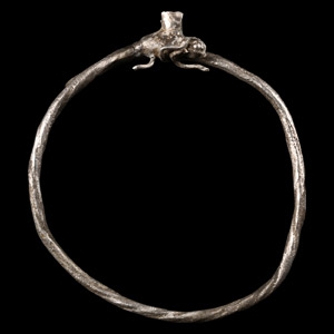 Viking Period Silver Bracelet with Bee