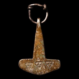 Viking Period Silver Hammer Pendant