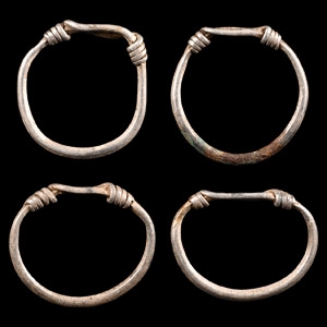 Viking Period Silver Expanding Ring Group