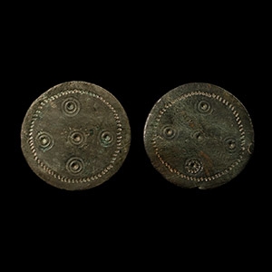 Anglo-Saxon Disc Brooch Pair