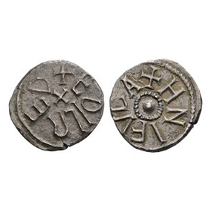 Anglo-Saxon Coins - Northumbria - Aethelred I / Hnifvla - Regal Issue AR Sceatta