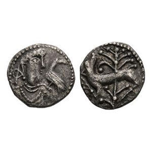 Anglo-Saxon Coins - Secondary Phase - Series K Type 42 - Portrait AR Sceatta