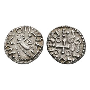 Anglo-Saxon Coins - Primary Phase - Series F - Portrait AR Sceatta
