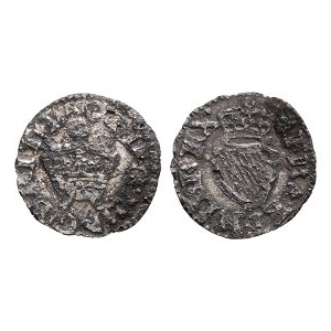 English Stuart Coins - James I - Harrington - Tinned Farthing
