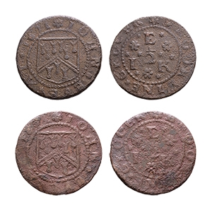 English Tokens - 17th Century - Eve / Brookland - Token Halfpennies [2]