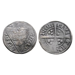 British Medieval Coins - Ireland - Edward I - Waterford - Long Cross Penny