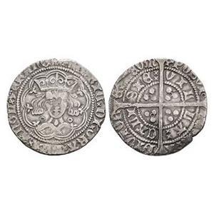 English Medieval Coins - Henry VI - Calais - Annulets Groat