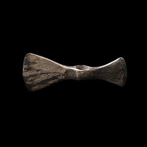 Iron Age Celtic Silver Double-Axe Pendant