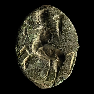 Greek Seal Ring with Centaur