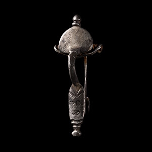 Eastern Germanic Silver Bow Brooch