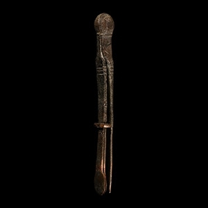 Roman Bronze Military Compass and Tweezers Multi-Tool