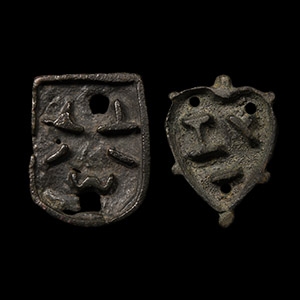 Byzantine Bronze Bread Stamp Group
