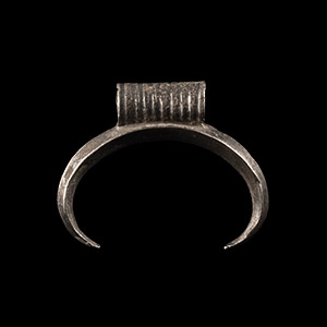 Roman Silver Lunar Pendant