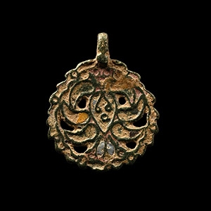 Post Medieval Enamelled Pendant