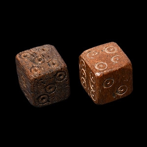 Roman Bone Dice Pair
