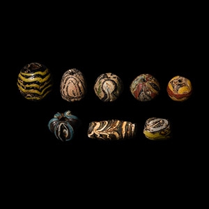 Roman Glass Bead Collection