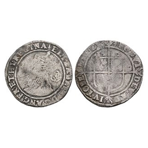 English Tudor Coins - Elizabeth I - 1582 - AR Sixpence