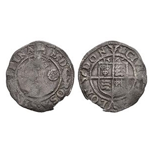 English Tudor Coins - Elizabeth I - 1566 - AR Threehalfpence