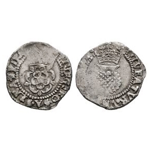English Stuart Coins - James I - AR Halfgroat