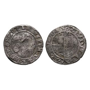 English Tudor Coins - Elizabeth I - 1575 - AR Threehalfpence
