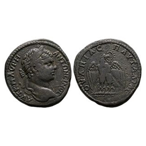Ancient Roman Provincial Coins - Caracalla - Pautalia Thrace - Eagle Bronze