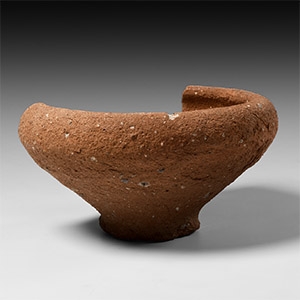 Egyptian Khufu Pyramid Mastabas Offering Pot