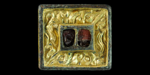 Gilt-Bronze Mount with Garnets