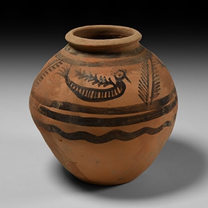 Western Asiatic Vessel with Birds