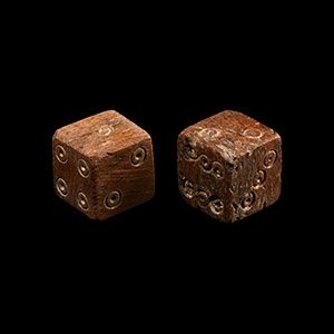 Roman Bone Dice Pair