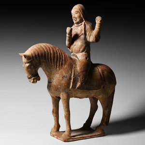 Chinese Tang Horse and Rider