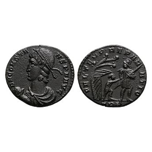Ancient Roman Imperial Coins - Constans - Soldier and Captive Bronze